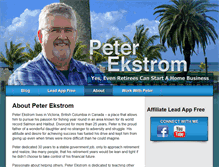 Tablet Screenshot of peter-ekstrom.com